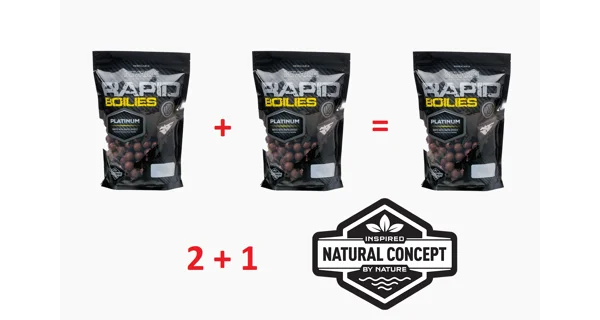 MIVARDI - Akce 2+1 Rapid Boilies Platinum B17 24 mm 950 g