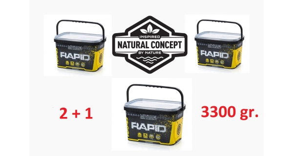 MIVARDI - Akce 2+1 Rapid Boilies Platinum Sea 24 mm 3,3 kg