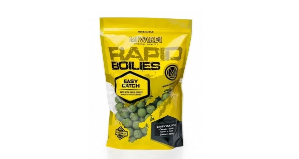 MIVARDI - Boilies Rapid Easy Catch česnek & chilli 950 g 24 mm
