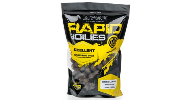 MIVARDI - Boilies Rapid Excellent Monster Crab 20 mm 250 g