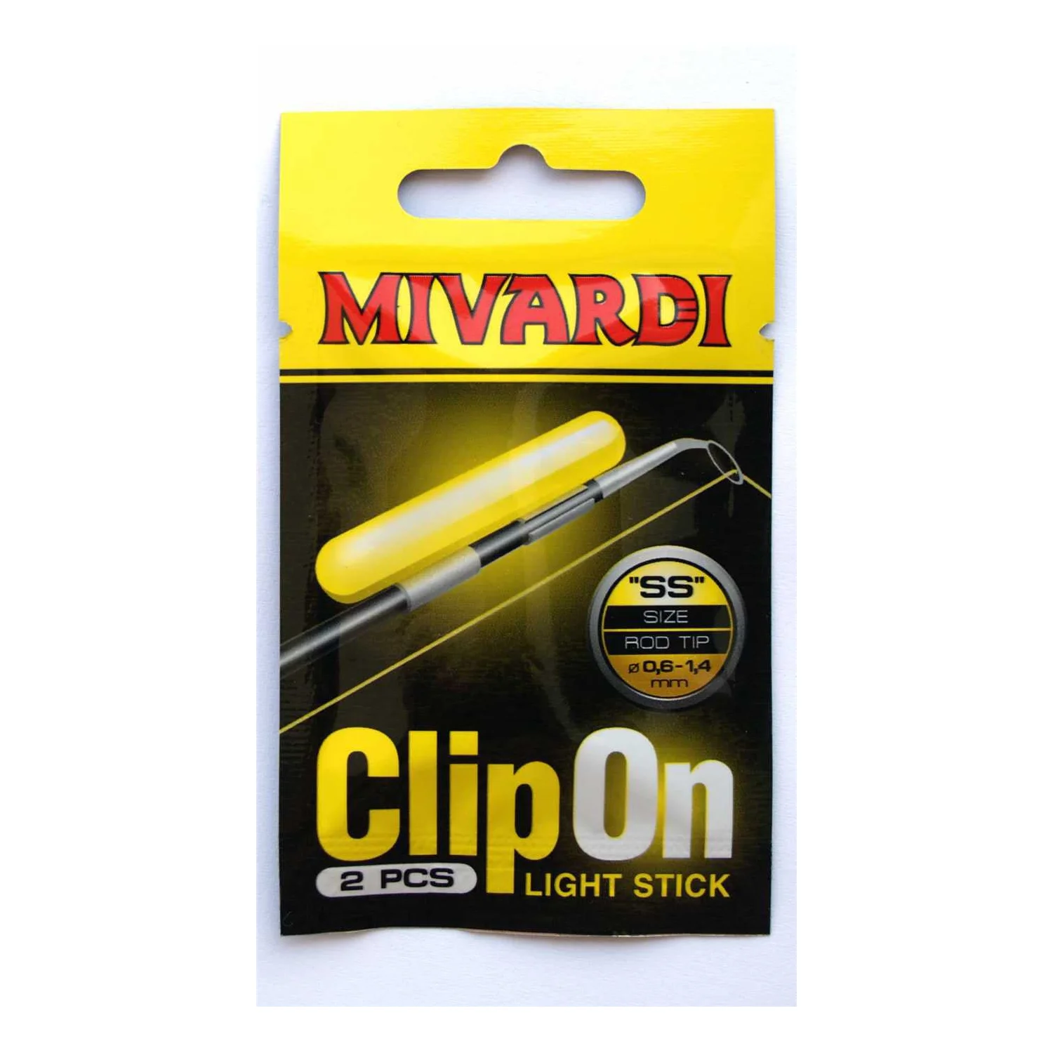 MIVARDI - Chemické světlo Clip On - s 1,5 - 1,9 mm 2 ks