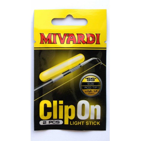 MIVARDI - Chemické světlo Clip On - s 1,5 - 1,9 mm 2 ks