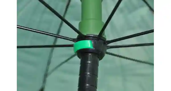 MIVARDI - Deštník Green PVC s bočnicí 2,5 m