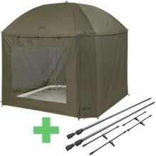 MIVARDI - Deštník Session Umbrella XL + Sada stabilizačních tyčí