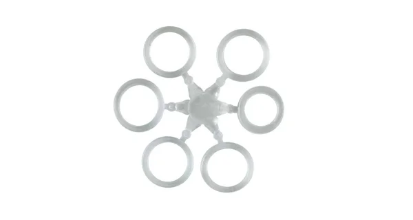 MIVARDI - Elastické kroužky na nástrahy Čirá 10 mm