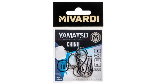 MIVARDI - Háčky Yamatsu Chinu s očkem vel. 1/0 10 ks