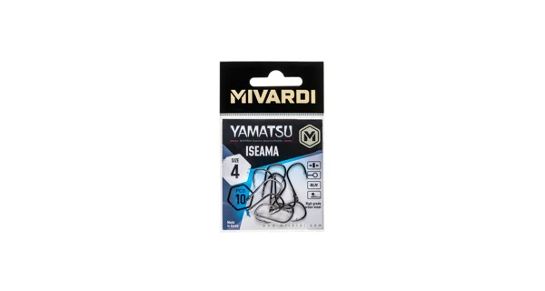 MIVARDI - Háčky Yamatsu Iseama s očkem vel. 2 10 ks