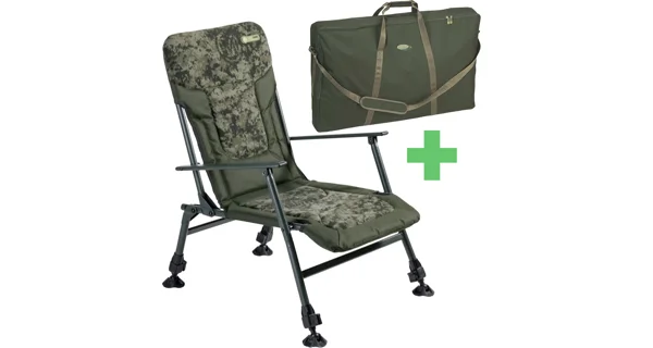 MIVARDI - Křeslo CamoCode Express + Transportní taška