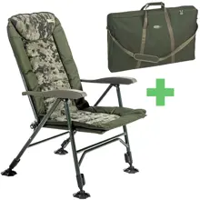 MIVARDI - Křeslo Camocode Quattro + Transportní taška