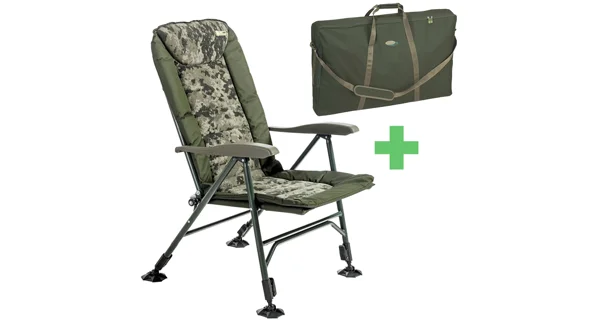 MIVARDI - Křeslo Camocode Quattro + Transportní taška