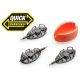 MIVARDI - Krmítko Method Feeder Set QMR Grip L 30 g + 40 g + 50 g + Formička