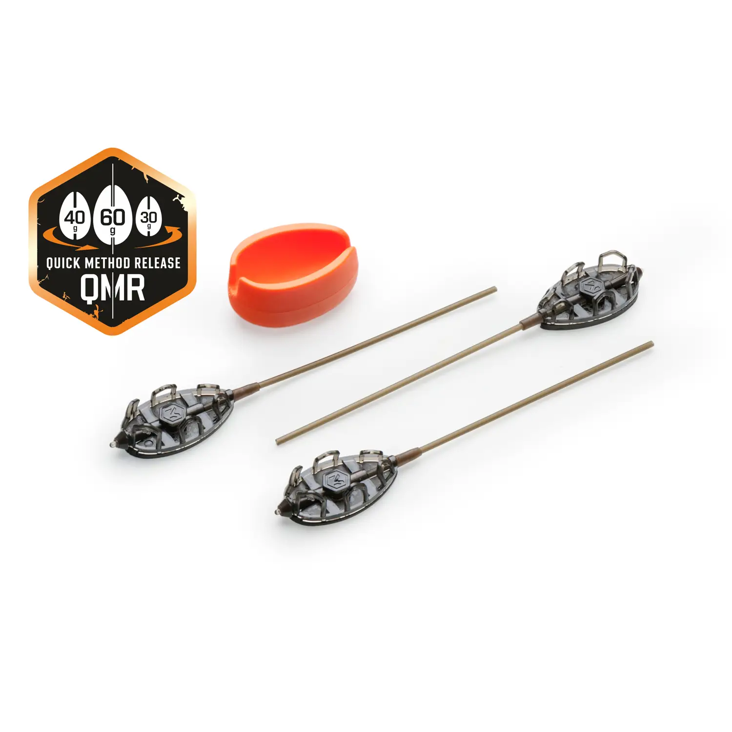 MIVARDI MIVARDI - Krmítko Method Feeder Set QMR Grip L Long 30 g + 40 g + 50 g + Formička