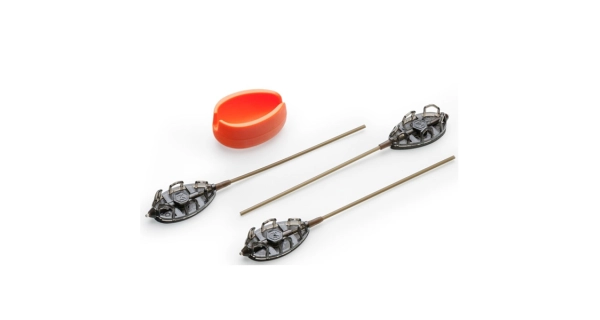 MIVARDI - Krmítko Method Feeder Set QMR Grip L Long 30 g + 40 g + 50 g + Formička