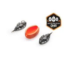 MIVARDI - Krmítko Method Feeder Set QMR Grip XL 50 g + 60 g + Formička
