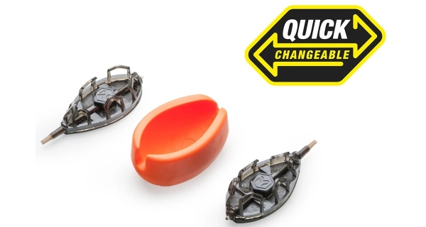 MIVARDI - Krmítko Method Feeder Set QMR Grip XL 50 g + 60 g + Formička