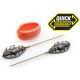 MIVARDI - Krmítko Method Feeder Set QMR Grip XL Long 50 g + 60 g + Formička