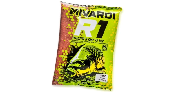MIVARDI - Krmítková směs R1 Carp 950 g Jahoda
