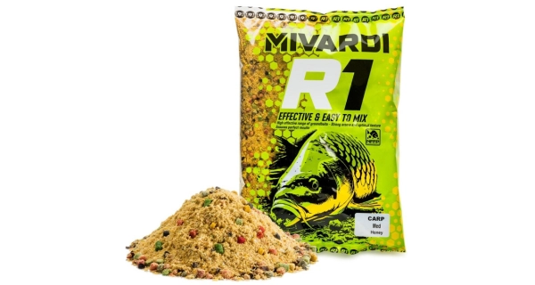MIVARDI - Krmítková směs R1 Carp 950 g Med