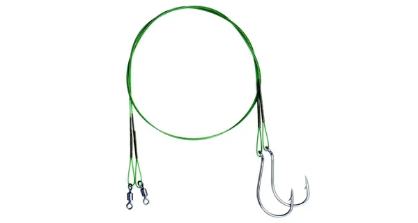 MIVARDI - Lanka na dravce Predator (obratlík + jednoháček) 2 ks 35 cm 9 kg