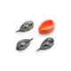 MIVARDI - Method Feeder set QMR Flat L 30 g + 40 g + 50 g + Formička