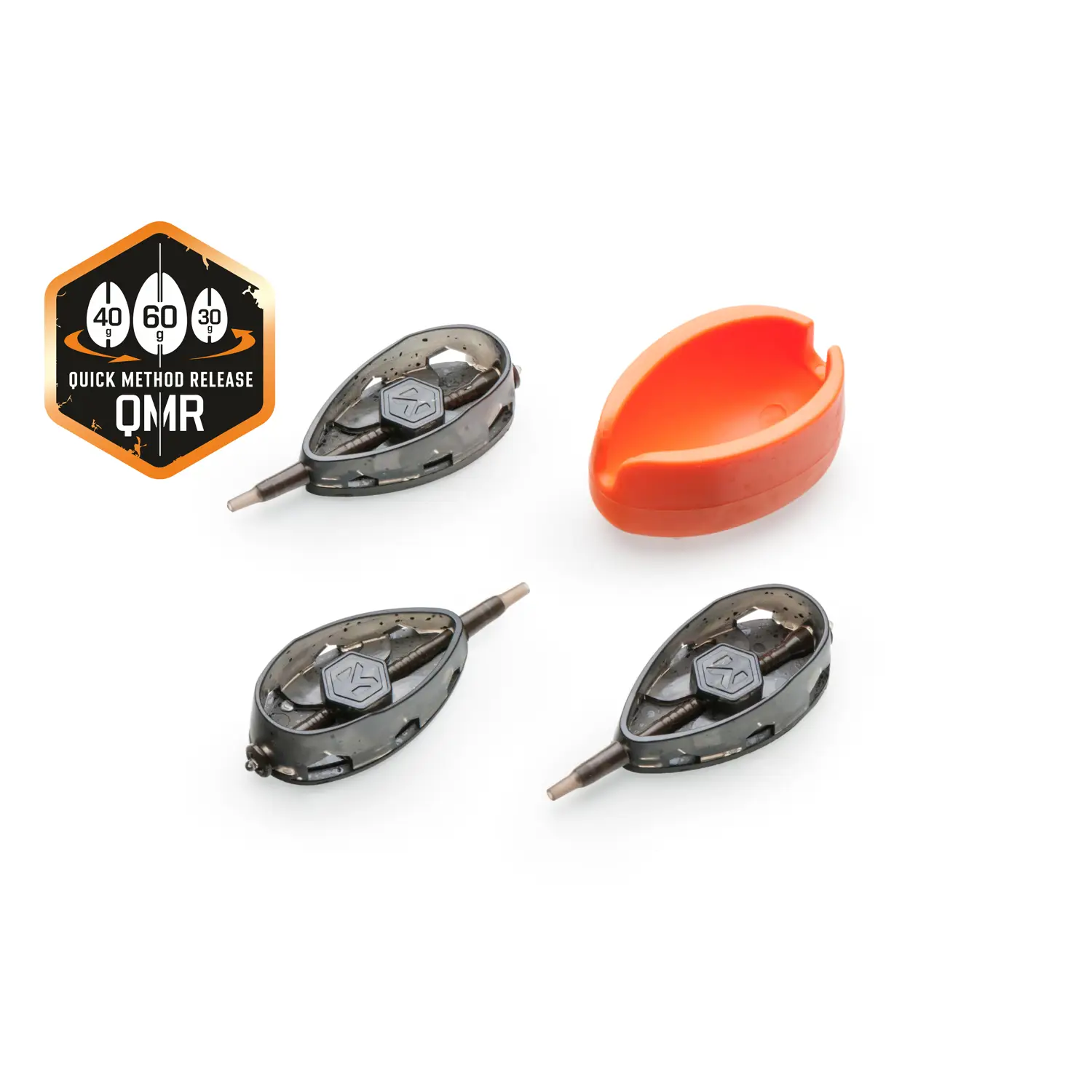 MIVARDI MIVARDI - Method Feeder set QMR Flat L 30 g + 40 g + 50 g + Formička