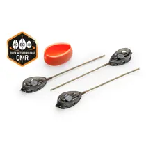 MIVARDI - Method Feeder set QMR Flat L Long 30 g + 40 g + 50 g + Formička