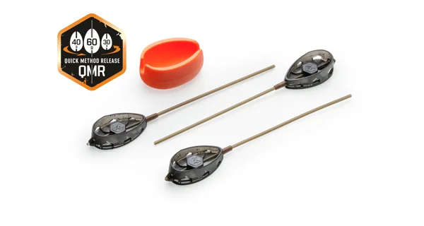 MIVARDI - Method Feeder set QMR Flat L Long 30 g + 40 g + 50 g + Formička