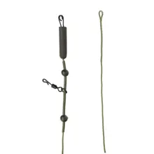 MIVARDI - Montáž Lead Core Chod Rig System (+ anti-tangle) 80 cm