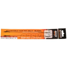 MIVARDI - Návazce Adjustable Hair Rig Easy vel. 4 Černá