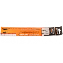MIVARDI - Návazec Classic Boilie Rig Easy s obratlíkem vel. 4 Černý