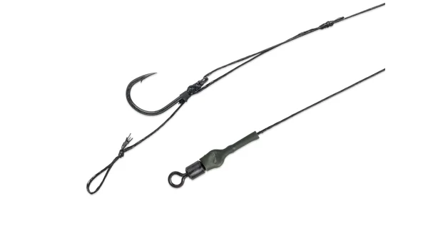 MIVARDI - Návazec Classic Boilie Rig Easy s očkem vel. 4 Černý