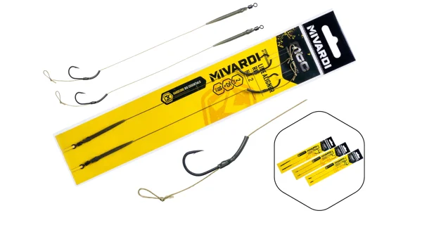 MIVARDI - Návazec Line Alinger Rig 19,5 cm 25 lb vel. 2 2 ks