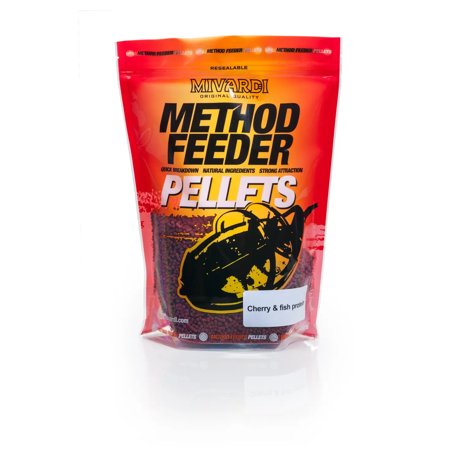 MIVARDI MIVARDI - Pelety Method Pellets 750 g 2,8 mm Cherry & Fish