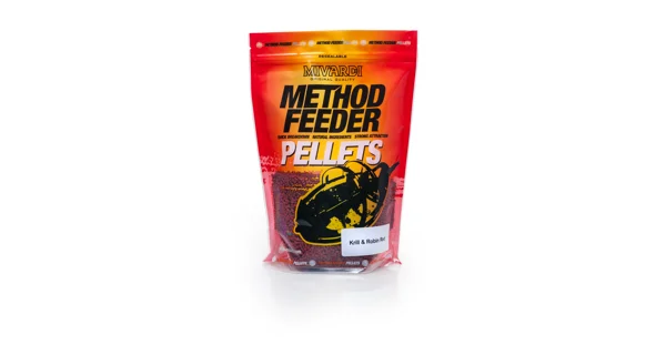 MIVARDI - Pelety Method Pellets 750 g 2,8 mm Krill & Robin Red