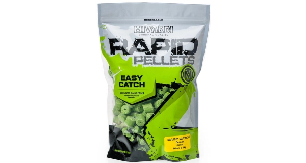 MIVARDI - Pelety Rapid Easy Catch 4 mm 1 kg Česnek
