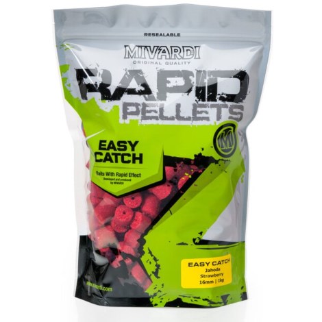 MIVARDI - Pelety Rapid Easy Catch 4 mm 2,5 kg Jahoda