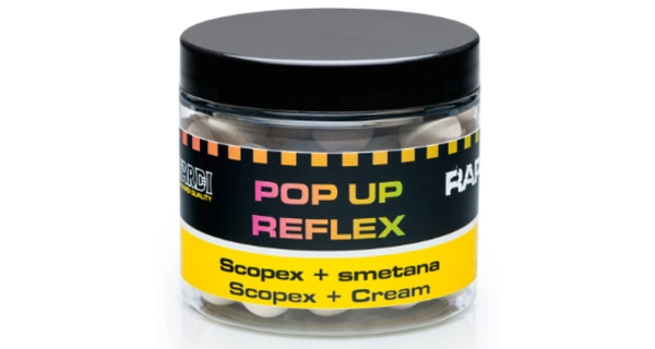 MIVARDI - Plovoucí boilies Rapid Pop Up Reflex Scopex smetana 14 mm 70 g