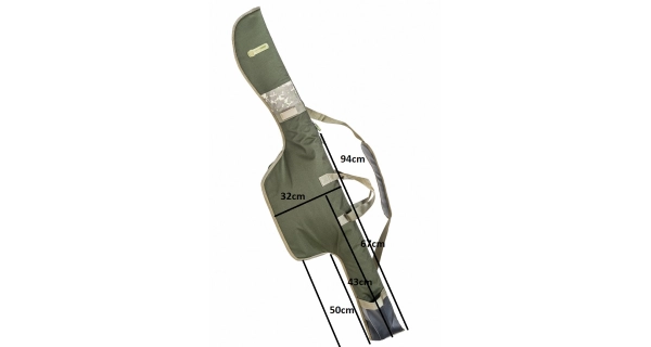 MIVARDI - Pouzdro na pruty Camocode 145 cm - Double - 2 pruty