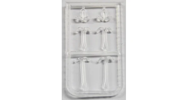 MIVARDI - Prodlužující zarážky na boilies (čiré - 2 X 6 ks)