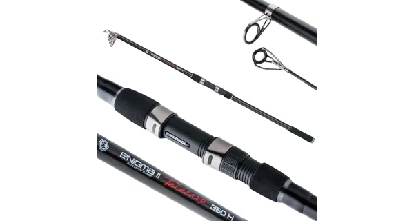 MIVARDI - Prut Enigma Telecarp II 390H 3,9 m 80-150 g 5 dílů