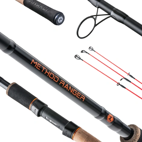 MIVARDI - Prut Ranger Method 360SH 3,6 m 150 g 3 díly