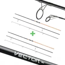 MIVARDI - Prut Vector MK2 FC 360H 3,6 m 3 lb Set 1+1 3 díly