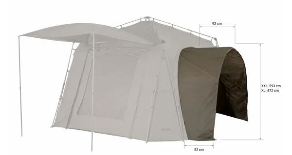 MIVARDI - Sada pro napojení bivaků k přístřešku Base Camp XL 2 ks