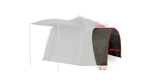 MIVARDI - Sada pro napojení bivaku k přístřešku Base Camp Xtreme XXL