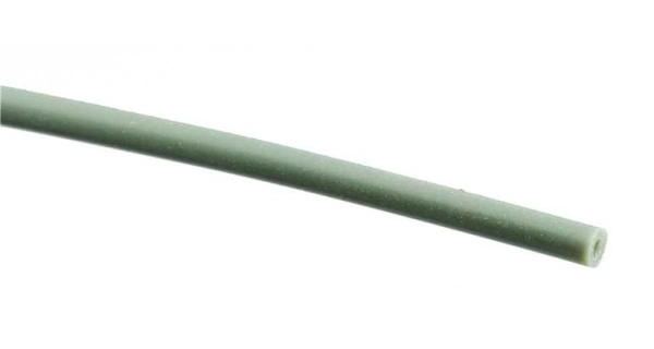 MIVARDI - Silikonová hadička 0,8 × 1,8 mm matná zelená 1 m