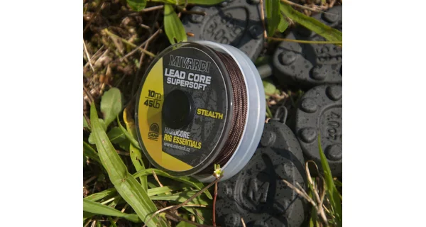 MIVARDI - Šňůrka Lead core supersoft - Stealth 10 m / 45 lb