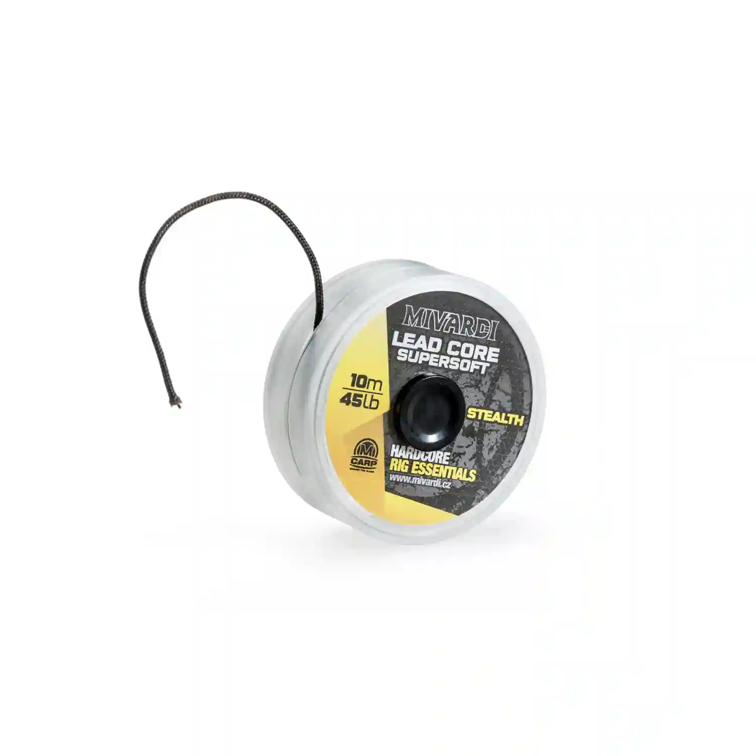 MIVARDI - Šňůrka Lead core supersoft - Stealth 10 m / 45 lb