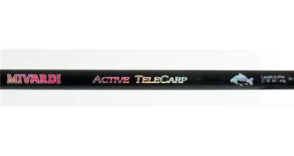 MIVARDI - Teleskopický prut Active Telecarp 3 m 40–80 g