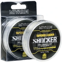 MIVARDI - Ujímaný vlasec Shocker Tapered Leader 0,26–0,47 mm 5,35 kg 5 x 12 m