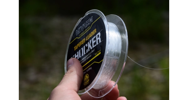 MIVARDI - Ujímaný vlasec Shocker Tapered Leader 0,28–0,47 mm 6,95 kg 5 x 12 m